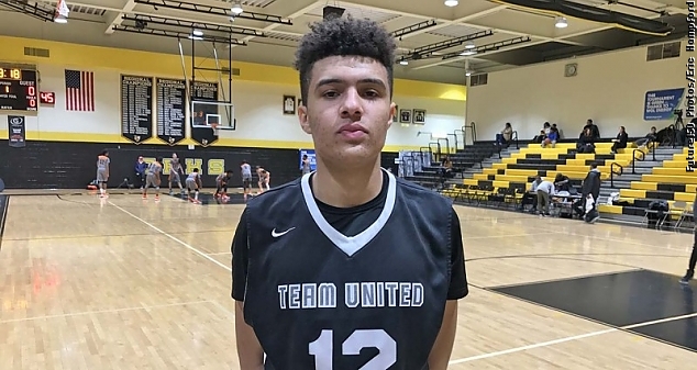Team United (NC) had a 6'6" post who caught our eye in D.C.