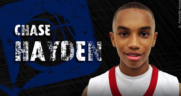 2017 PG Chase Hayden is an impressive young point guard.