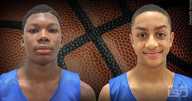 2019 Kamren Davis and Cameron Cohn at Jr.Future150 Houston