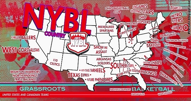 Teams throughout North America are participating in the NYBL