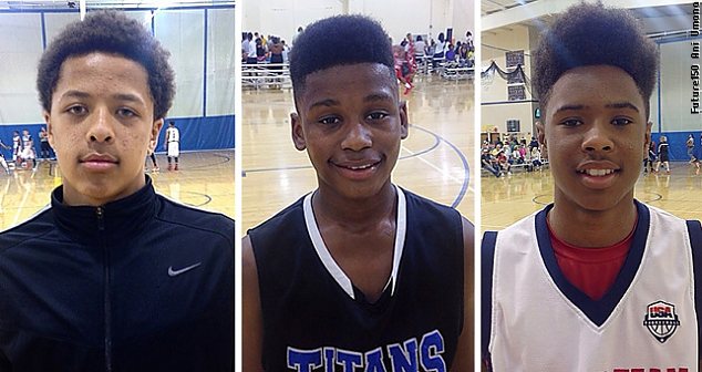 Cade Cunningham, Mike Miles and DK Blaylock