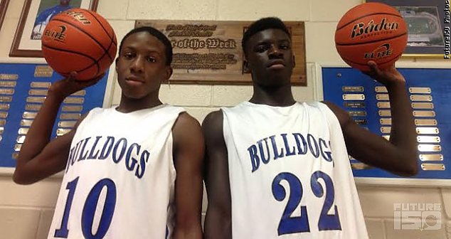 Sidney Robinson and Adonicas Sanders.