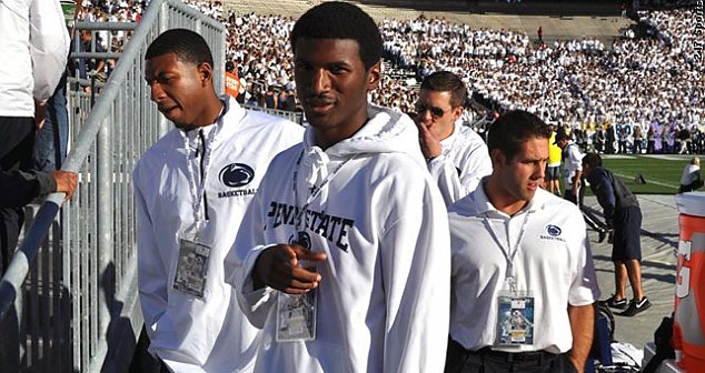 Melvin Swift on his official visit to Penn State this year.
