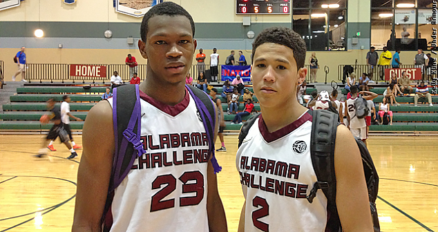 Booker (right) is one of the best shooters in the country.