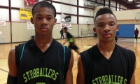 14U Teammates Ricky Griffin and Eric Lattimore stood out.